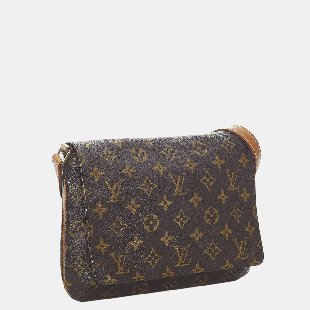 

Louis Vuitton Brown Monogram Musette Tango Short Strap