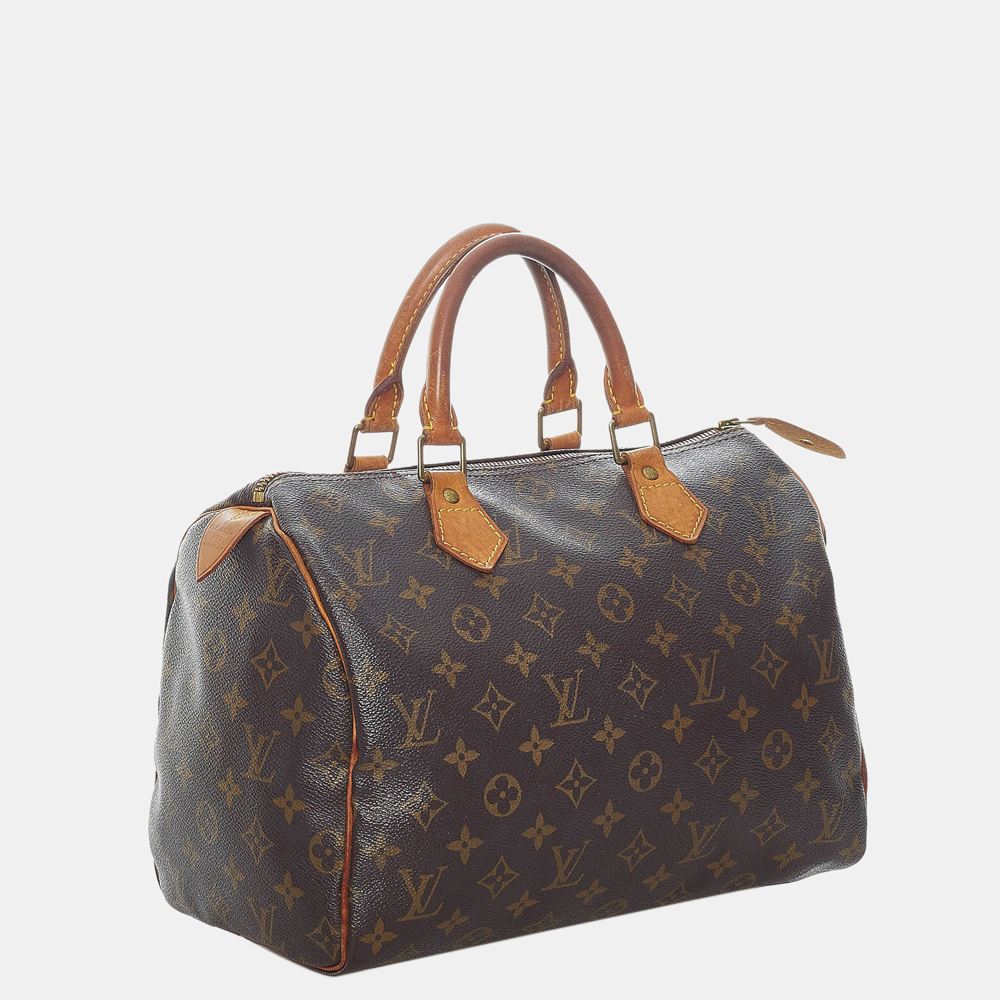 

Louis Vuitton Brown Monogram Speedy 30