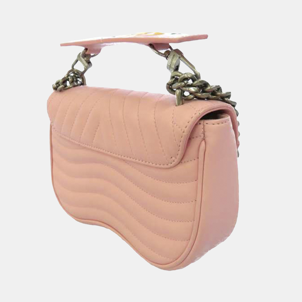 

Louis Vuitton Pink New Wave Love Lock Chain Bag PM