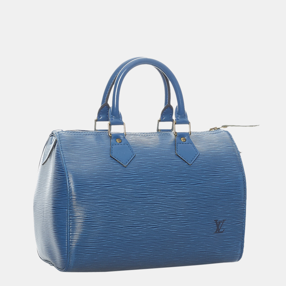 

Louis Vuitton Blue Epi Speedy 30