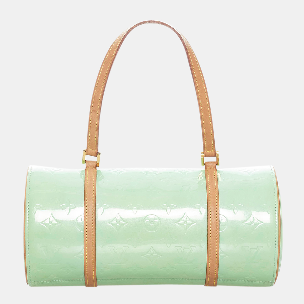 

Louis Vuitton Green Vernis Bedford