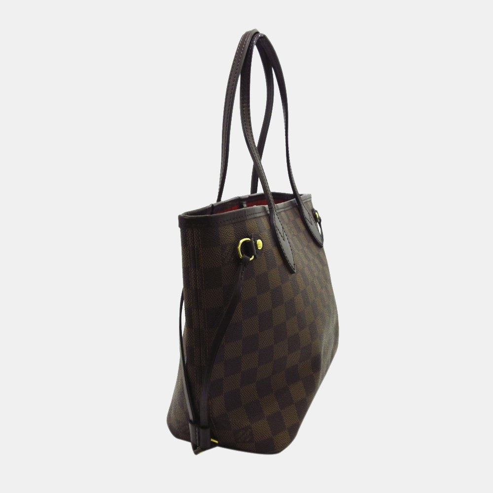 

Louis Vuitton Brown Damier Ebene Neverfull PM