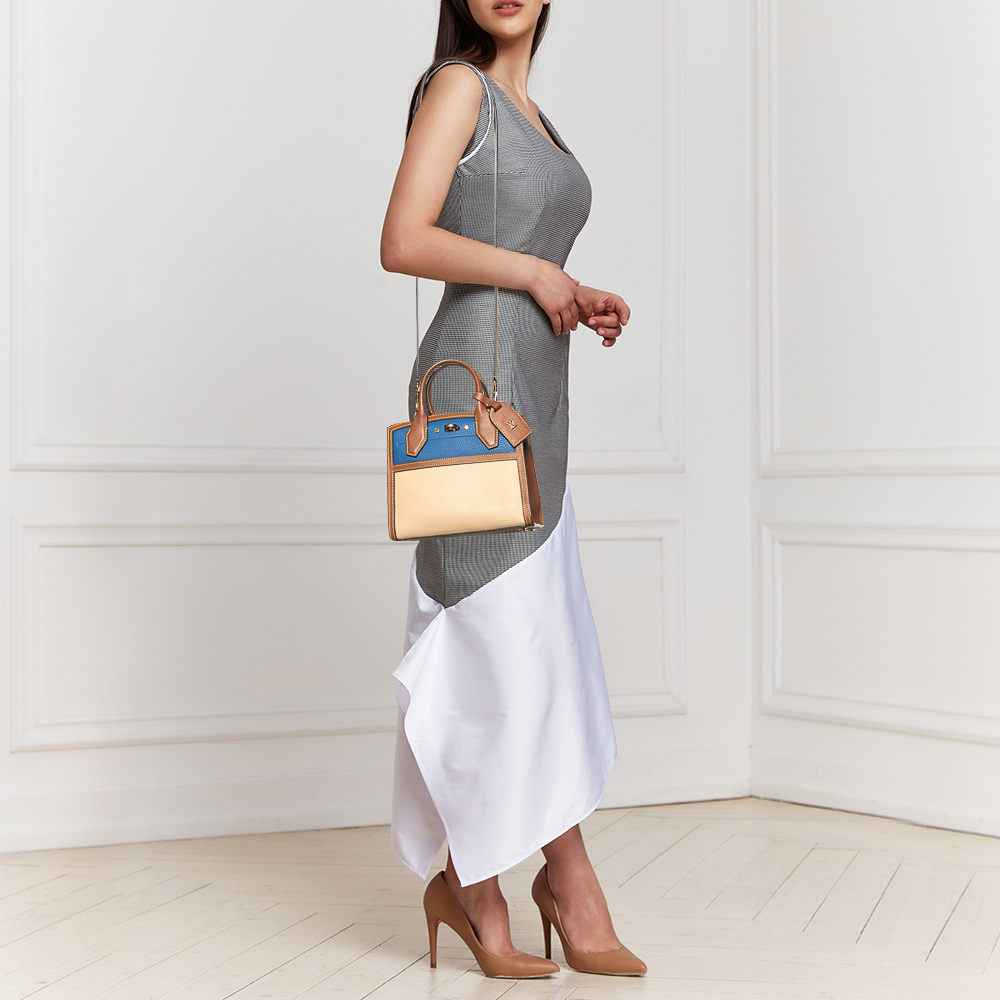 

Louis Vuitton Multicolor Taurillon Leather City Steamer Mini Bag