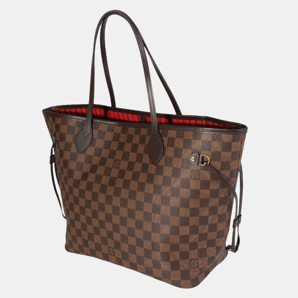 

Louis Vuitton Brown Damier Ebene Canvas Neverfull MM Tote Bag