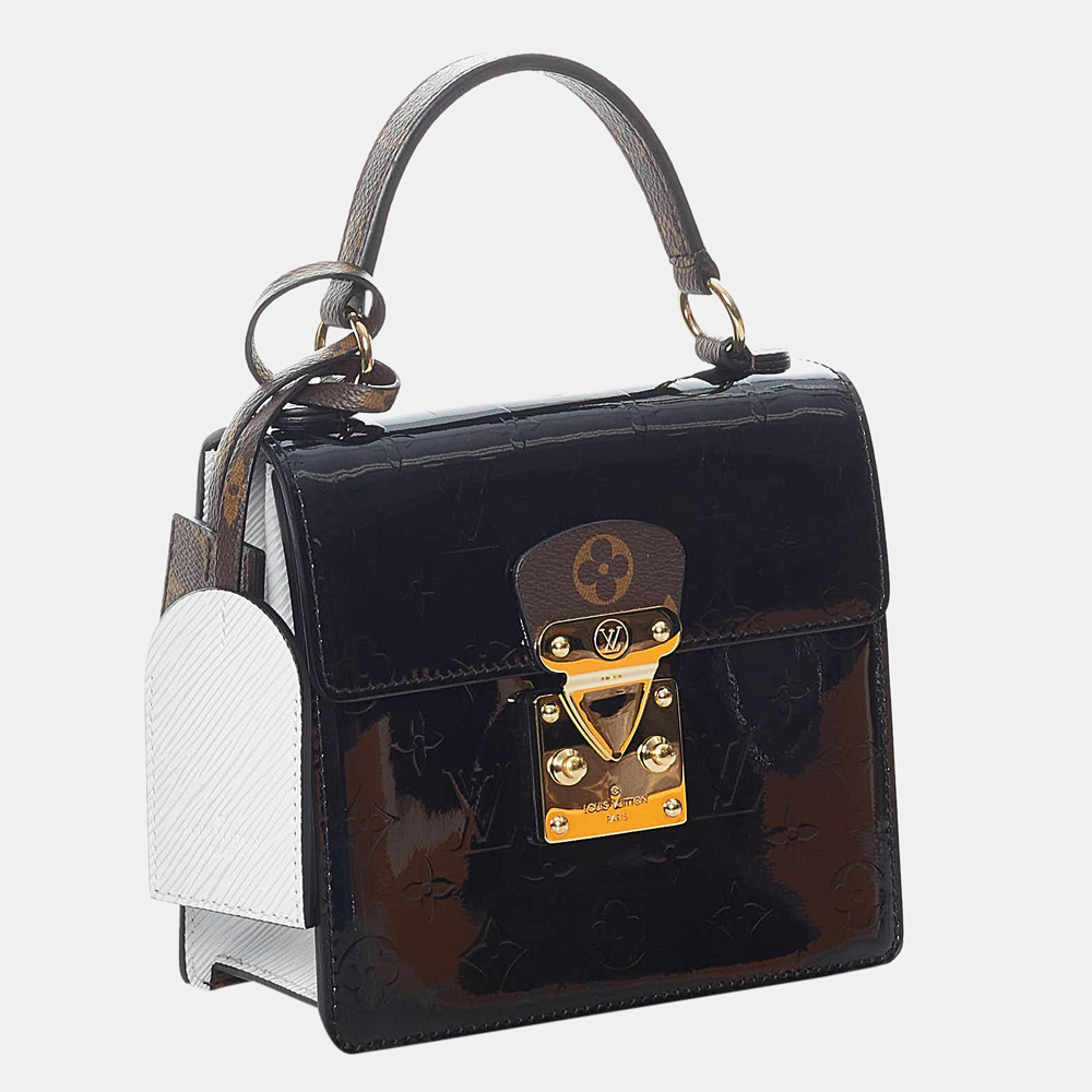 

Louis Vuitton Black/Brown Vernis Spring Street