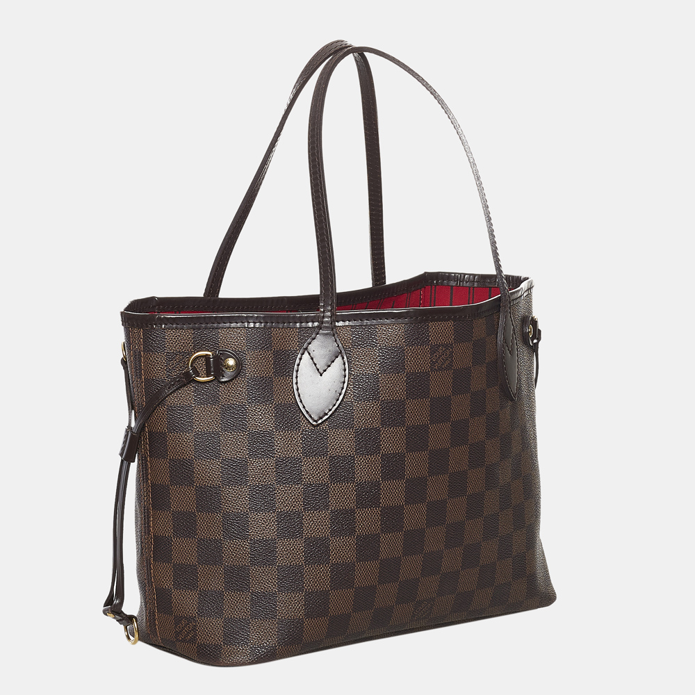 

Louis Vuitton Brown Damier Ebene Neverfull PM
