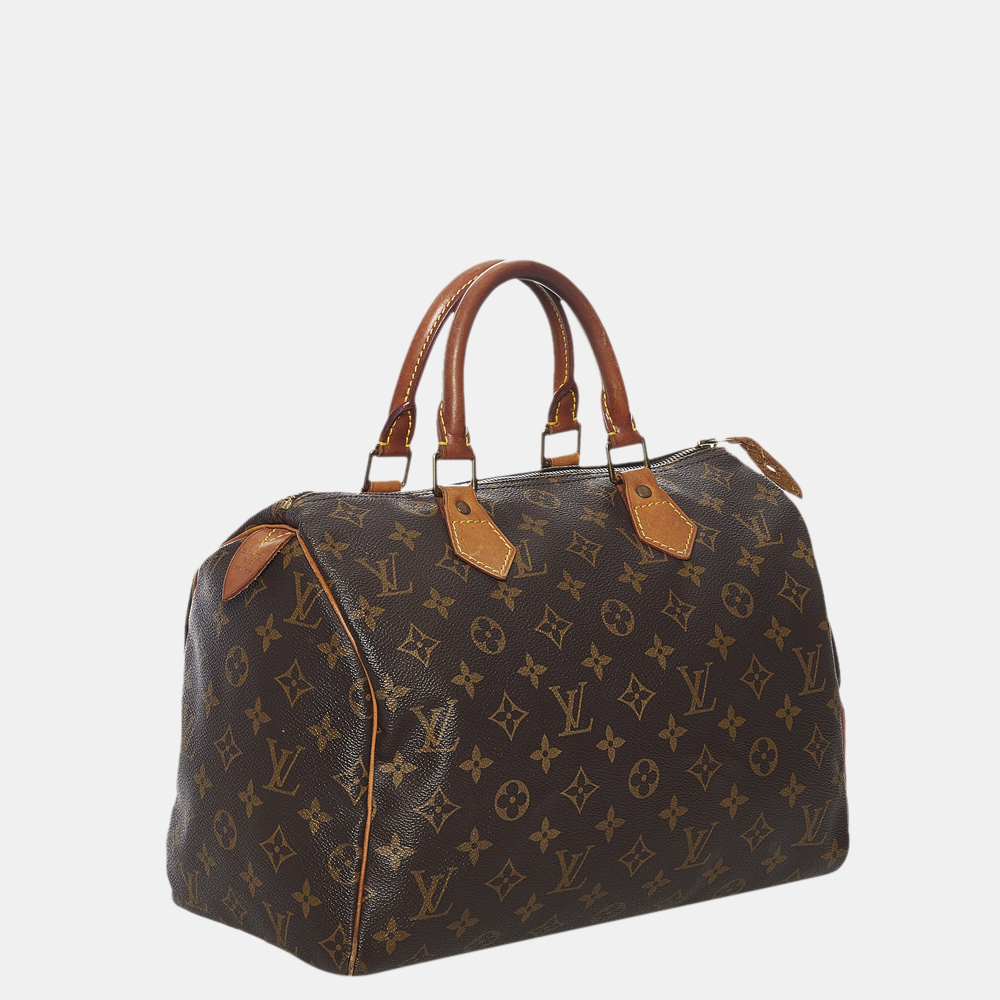 

Louis Vuitton Brown Monogram Speedy 30