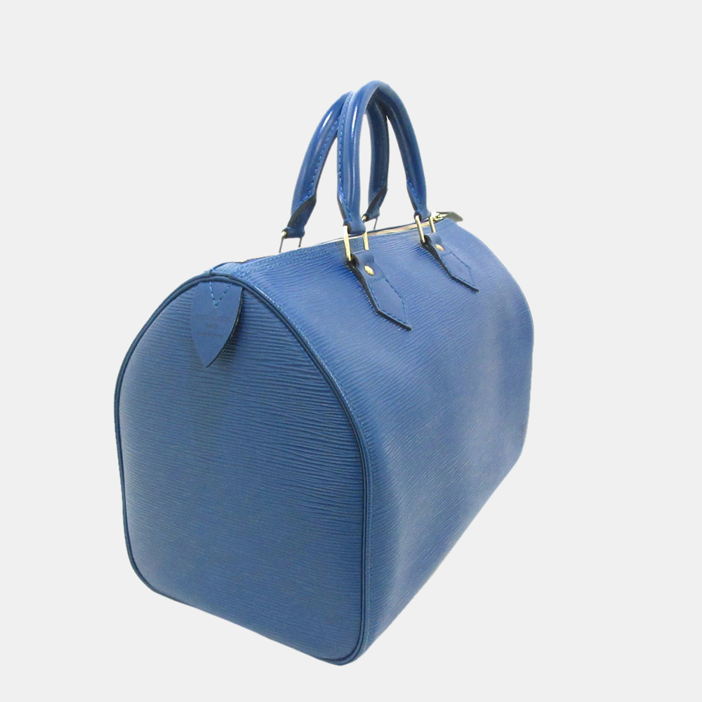 

Louis Vuitton Blue Epi Speedy 30