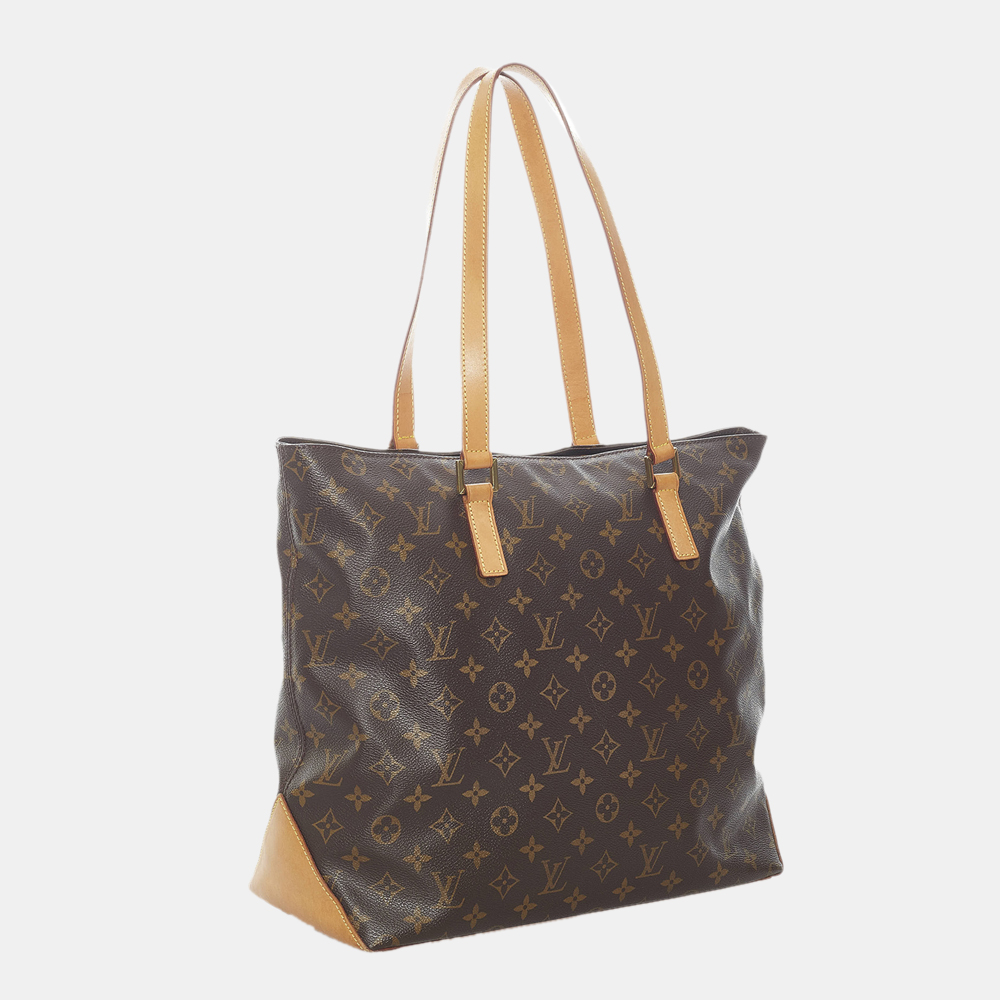 

Louis Vuitton Brown Monogram Cabas Mezzo