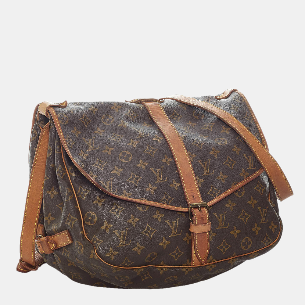 

Louis Vuitton Monogram Saumur 35, Brown