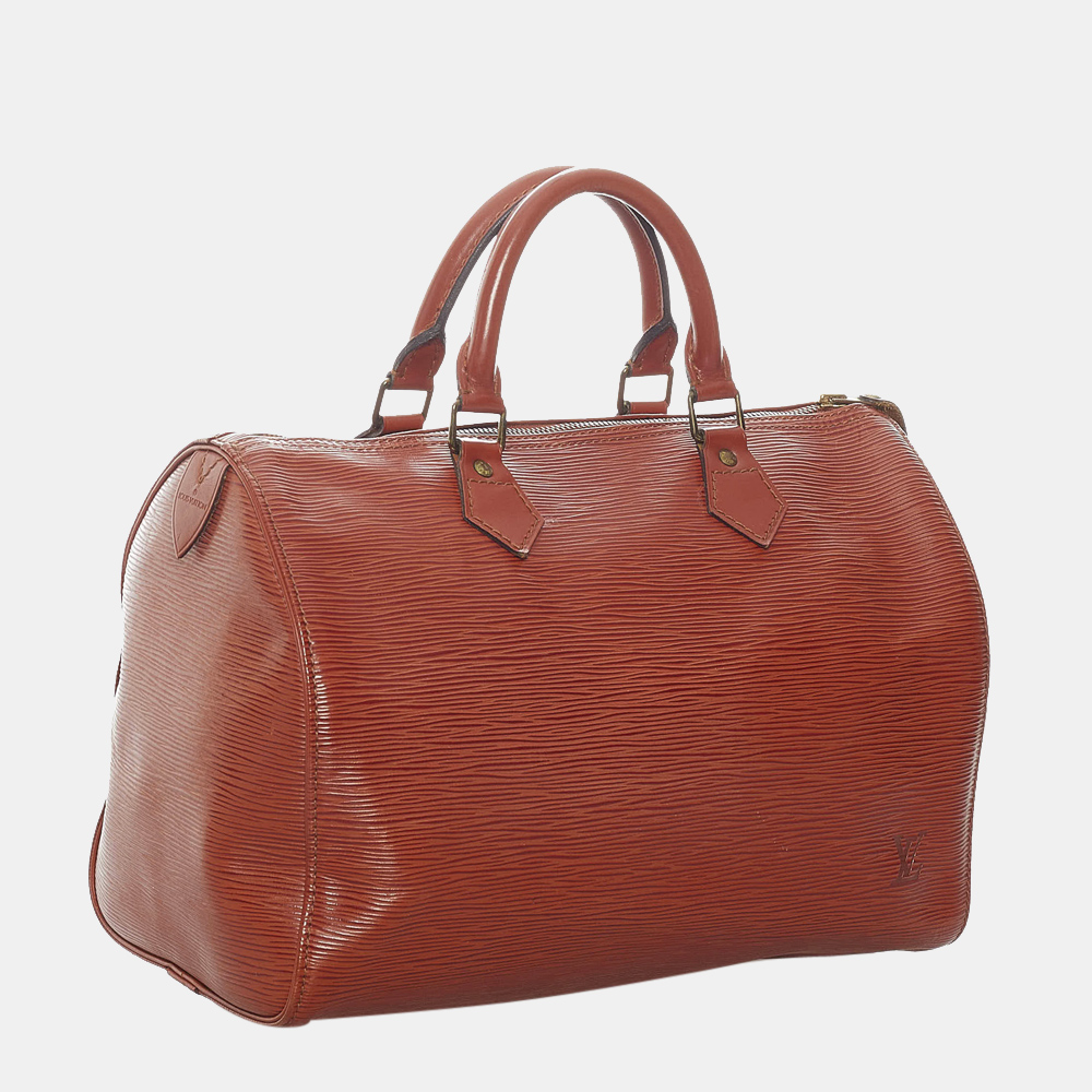 

Louis Vuitton Brown Epi Speedy 30