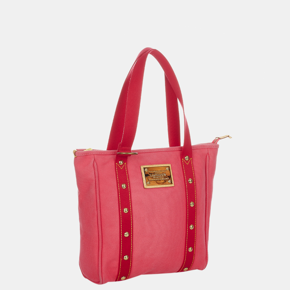 

Louis Vuitton Pink/Red Antigua Cabas MM