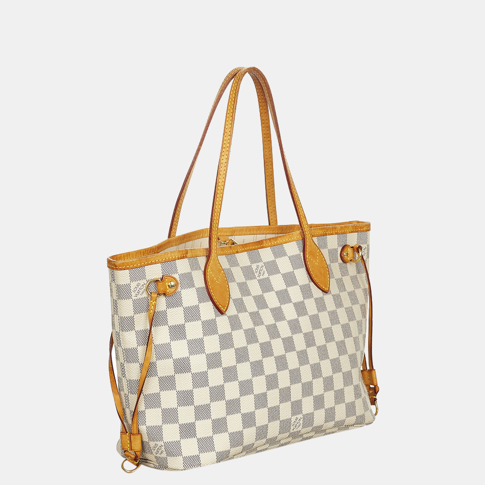 

Louis Vuitton Blue/White Damier Azur Neverfull PM