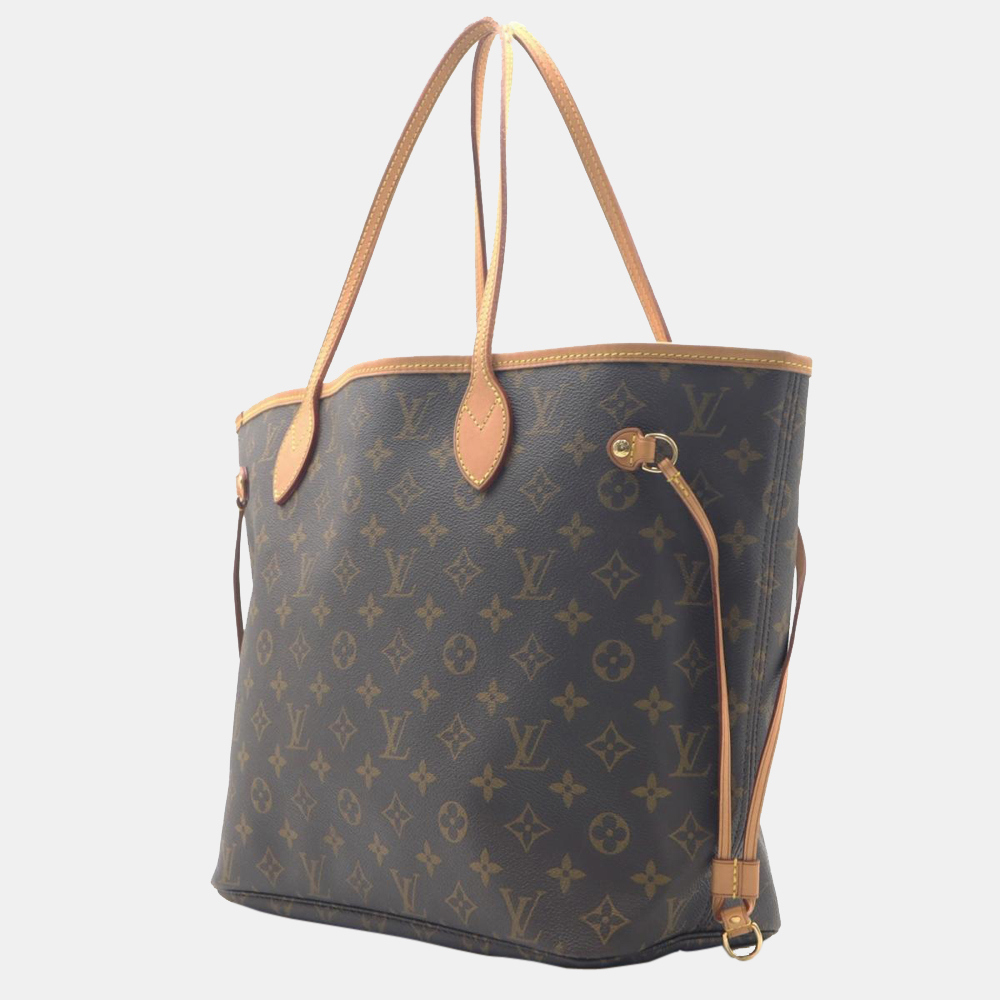 

Louis Vuitton Brown Monogram Canvas Neverfull MM Tote Bag