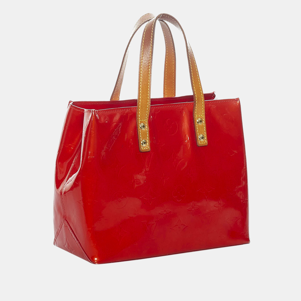 

Louis Vuitton Red/Brown Vernis Reade PM