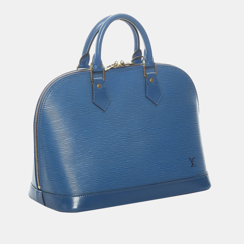 

Louis Vuitton Blue Epi Alma PM