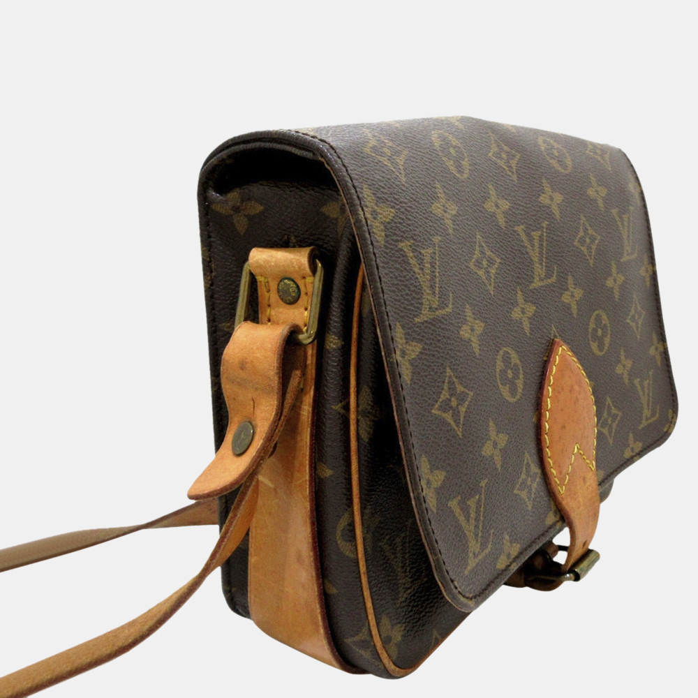 

Louis Vuitton Monogram Cartouchiere MM, Brown
