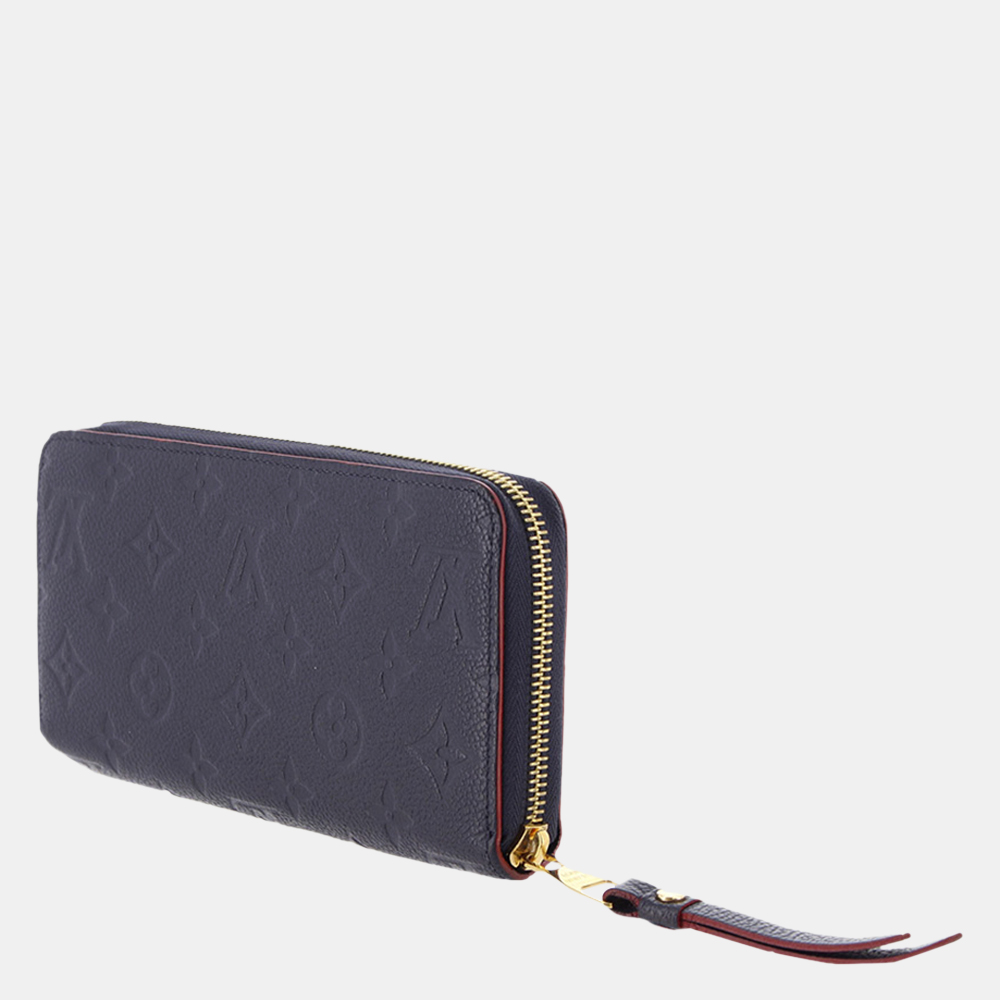 

Louis Vuitton Blue Monogram Empreinte Zippy Long Wallet