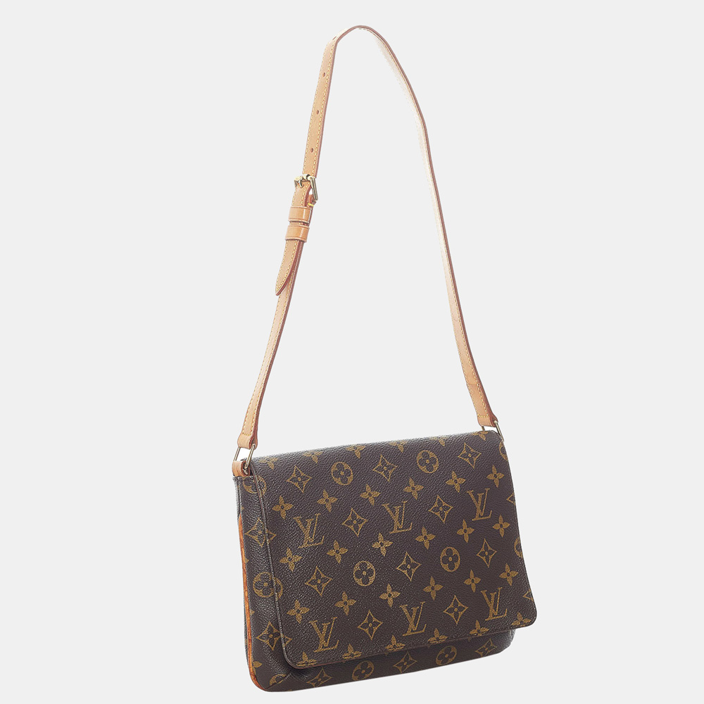 

Louis Vuitton Brown Monogram Musette Tango Short Strap
