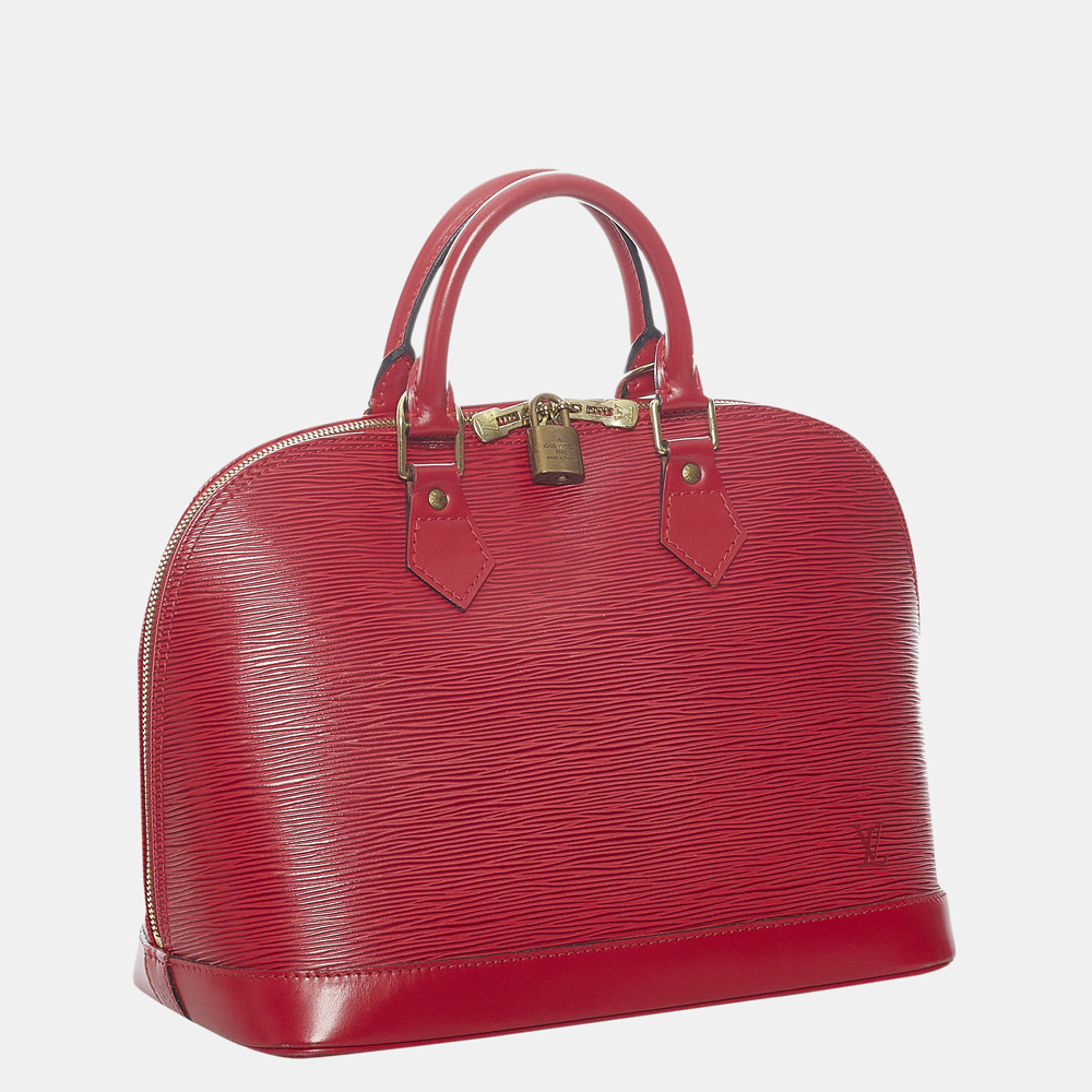 

Louis Vuitton Red Epi Alma PM