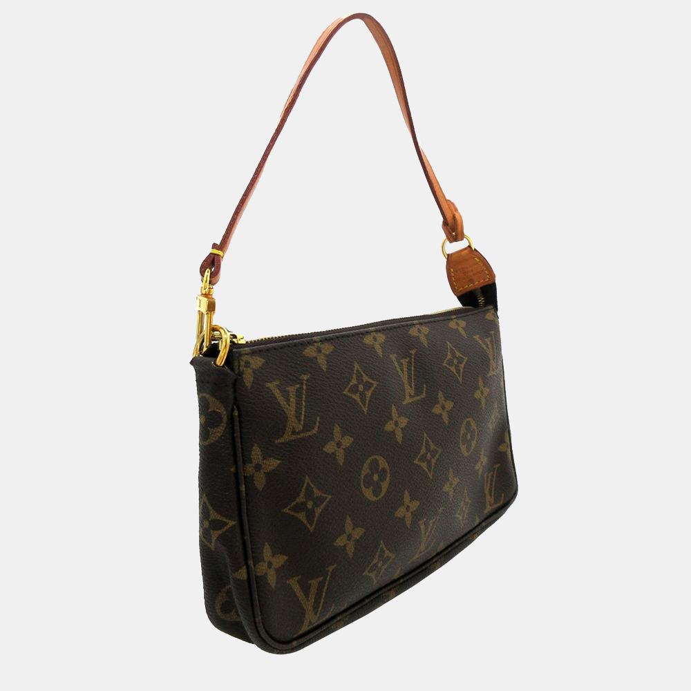 

Louis Vuitton Monogram Pochette Accessoires, Brown