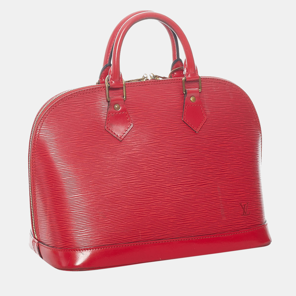 

Louis Vuitton Red Epi Alma PM