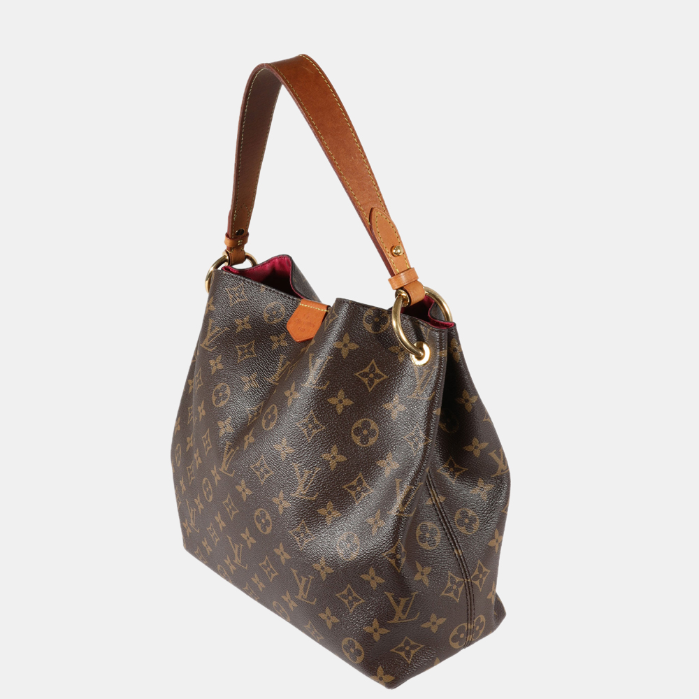 

Louis Vuitton Brown Monogram Canvas Graceful PM Shoulder Bag