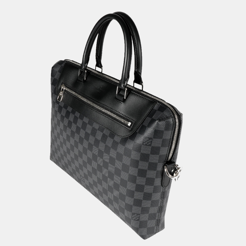

Louis Vuitton Damier Graphite Porte-Documents Jour NM Bag, Black