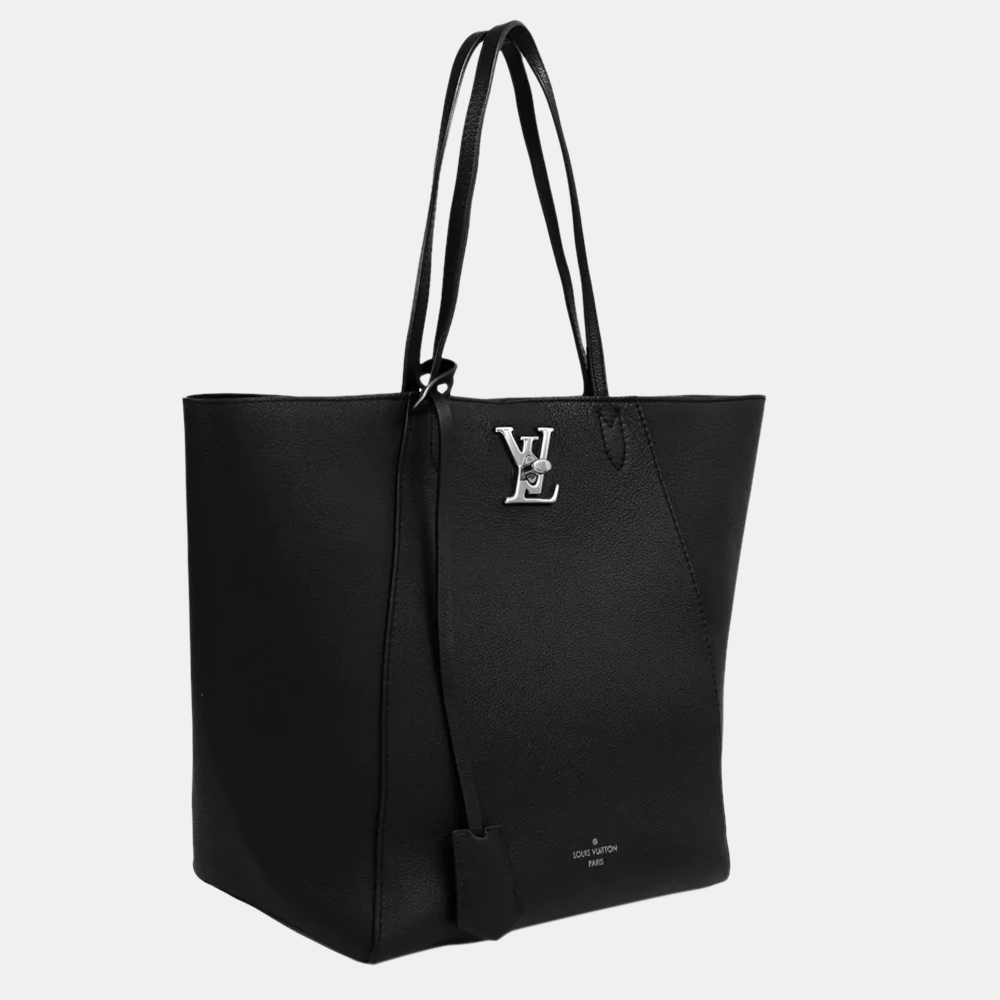 

LOUIS VUITTON Cabas Lock me Tote bag in Black Leather