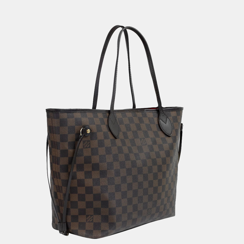 

Louis Vuitton Brown Canvas Neverfull MM Tote Bag