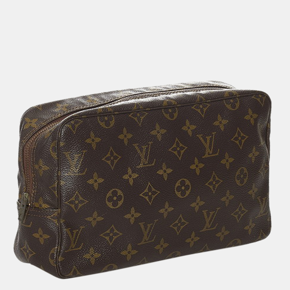 

Louis Vuitton Brown Monogram Trousse Toilette 28