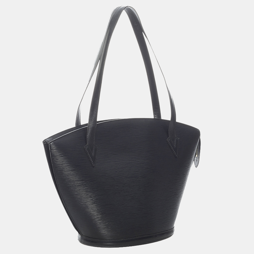 

Louis Vuitton Black Epi Saint Jacques GM Long Strap