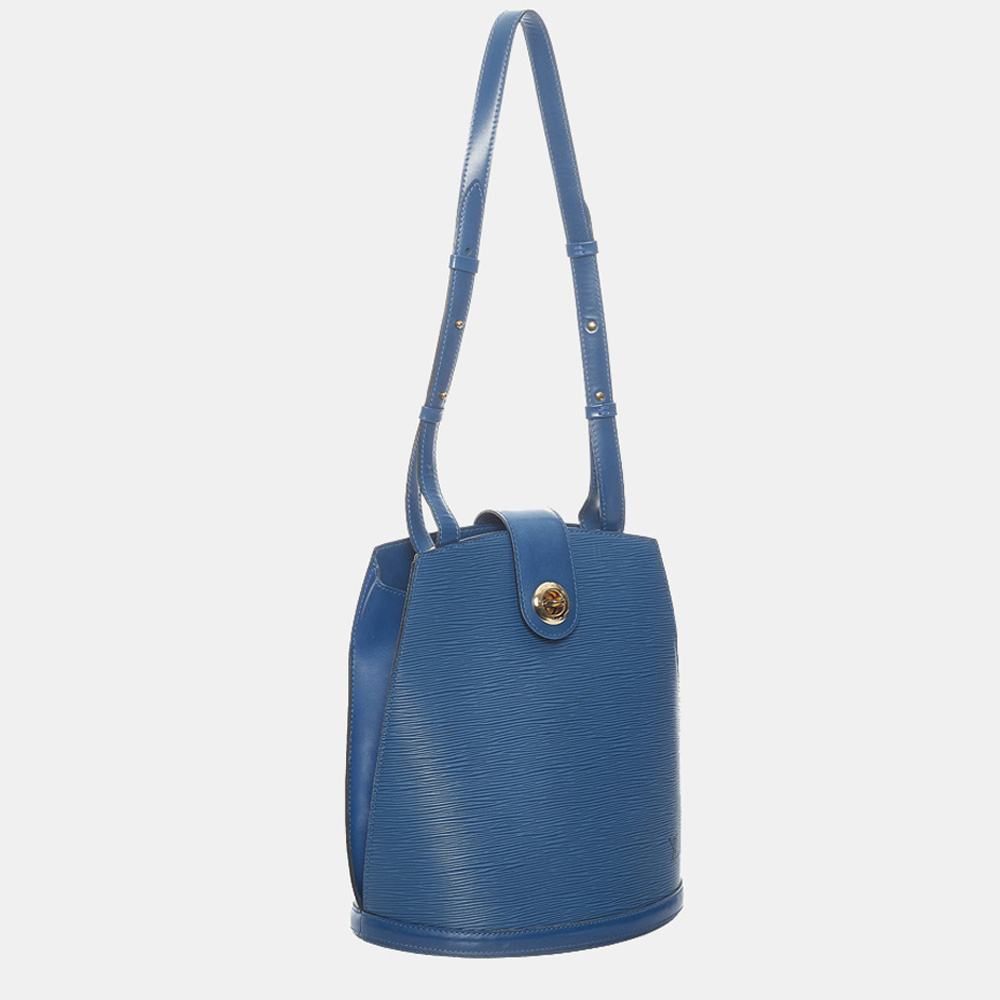 

Louis Vuitton Blue Epi Cluny