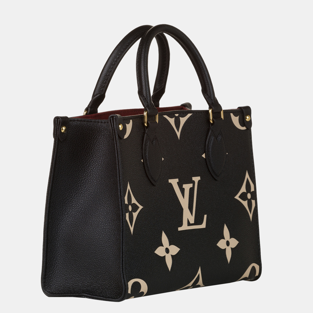 

Louis Vuitton Black/White Monogram Empreinte Onthego PM