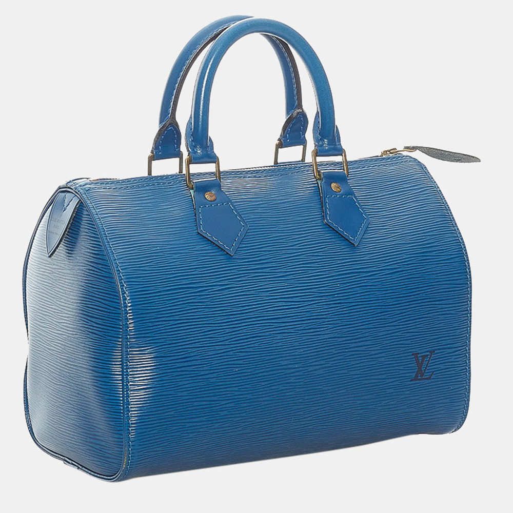 

Louis Vuitton Blue Epi Speedy 30