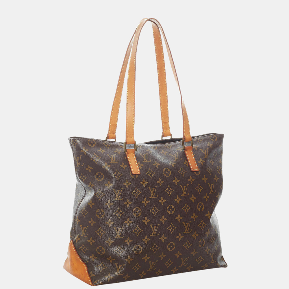 

Louis Vuitton Brown Monogram Cabas Mezzo