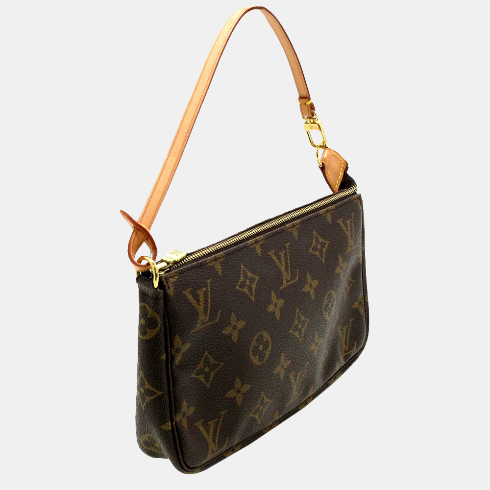 

Louis Vuitton Brown Monogram Pochette Accessoires