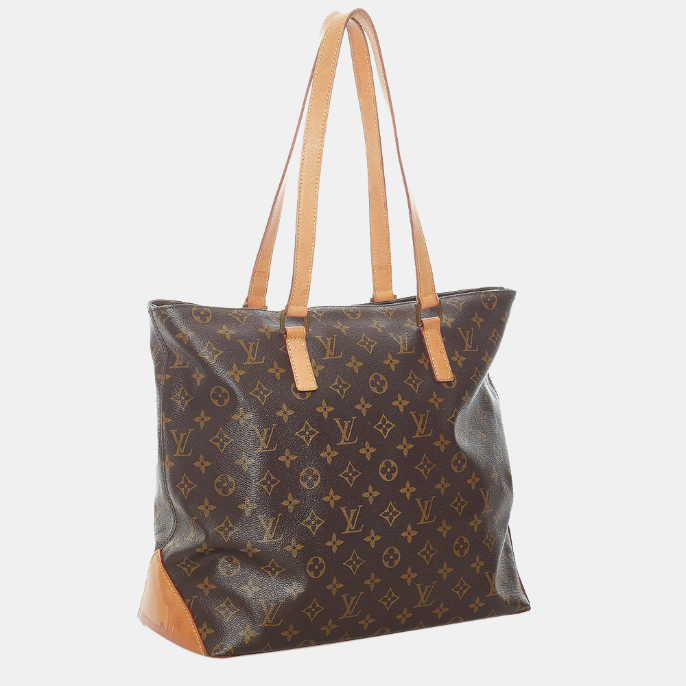 

Louis Vuitton Brown Monogram Cabas Mezzo