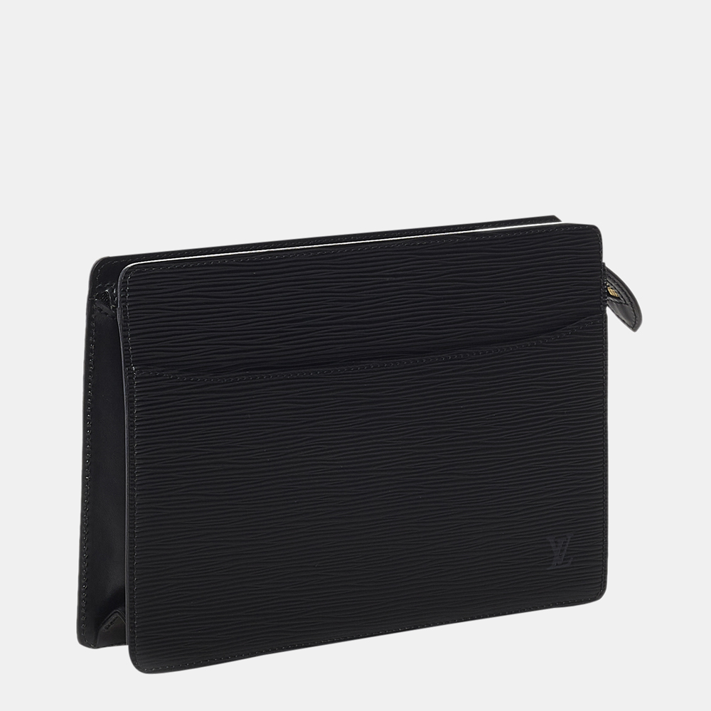 

Louis Vuitton Black Epi Pochette Homme