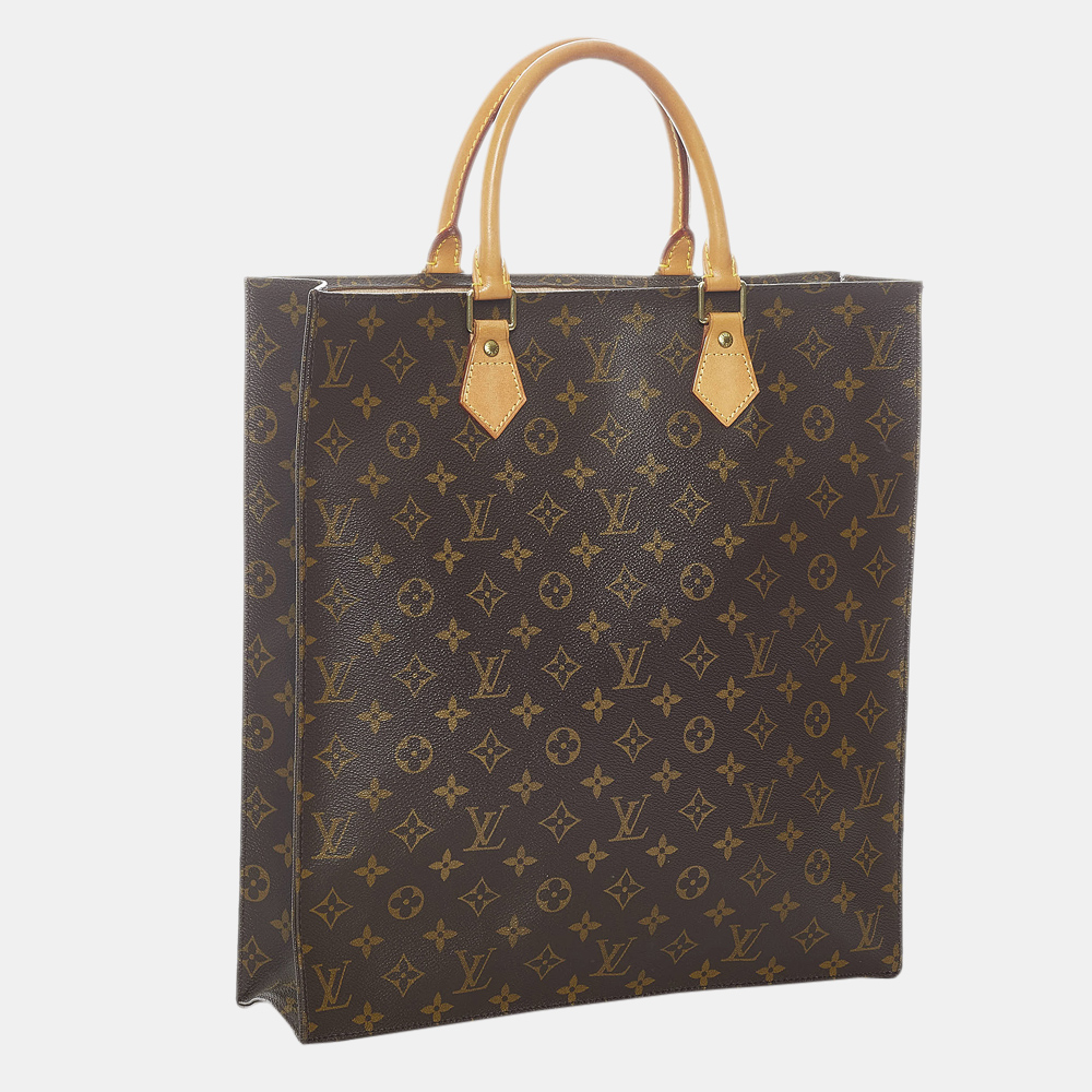 

Louis Vuitton Brown Monogram Sac Plat