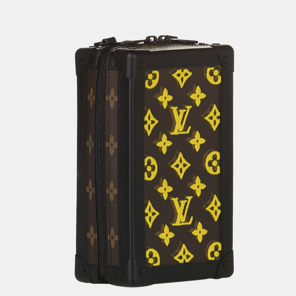 

Louis Vuitton Brown/Yellow Monogram Vertical Soft Trunk