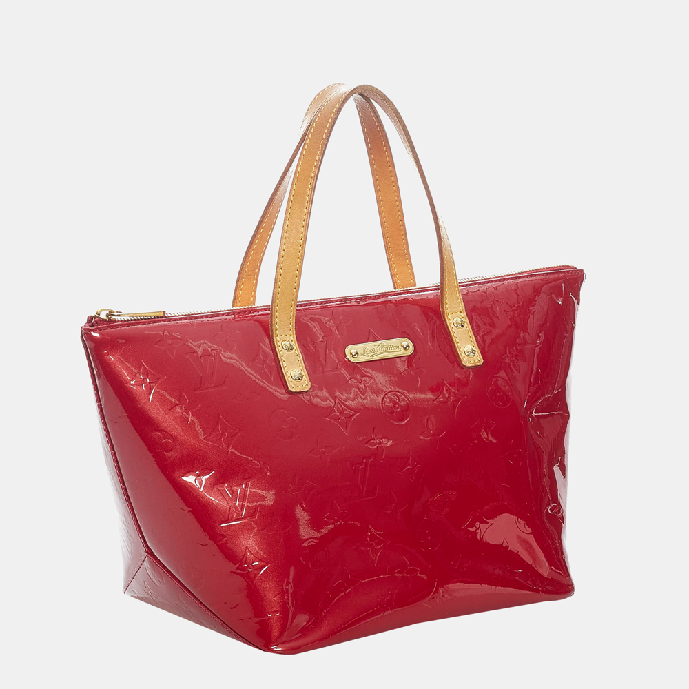 

Louis Vuitton Red Vernis Bellevue PM