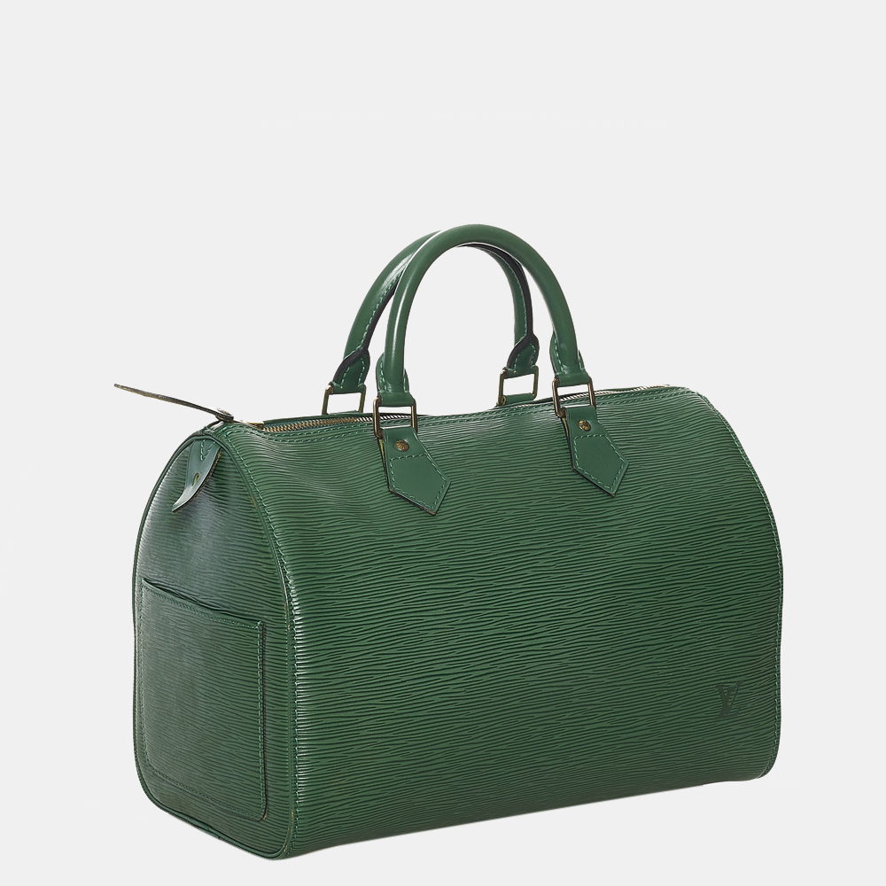 

Louis Vuitton Green Epi Speedy 30