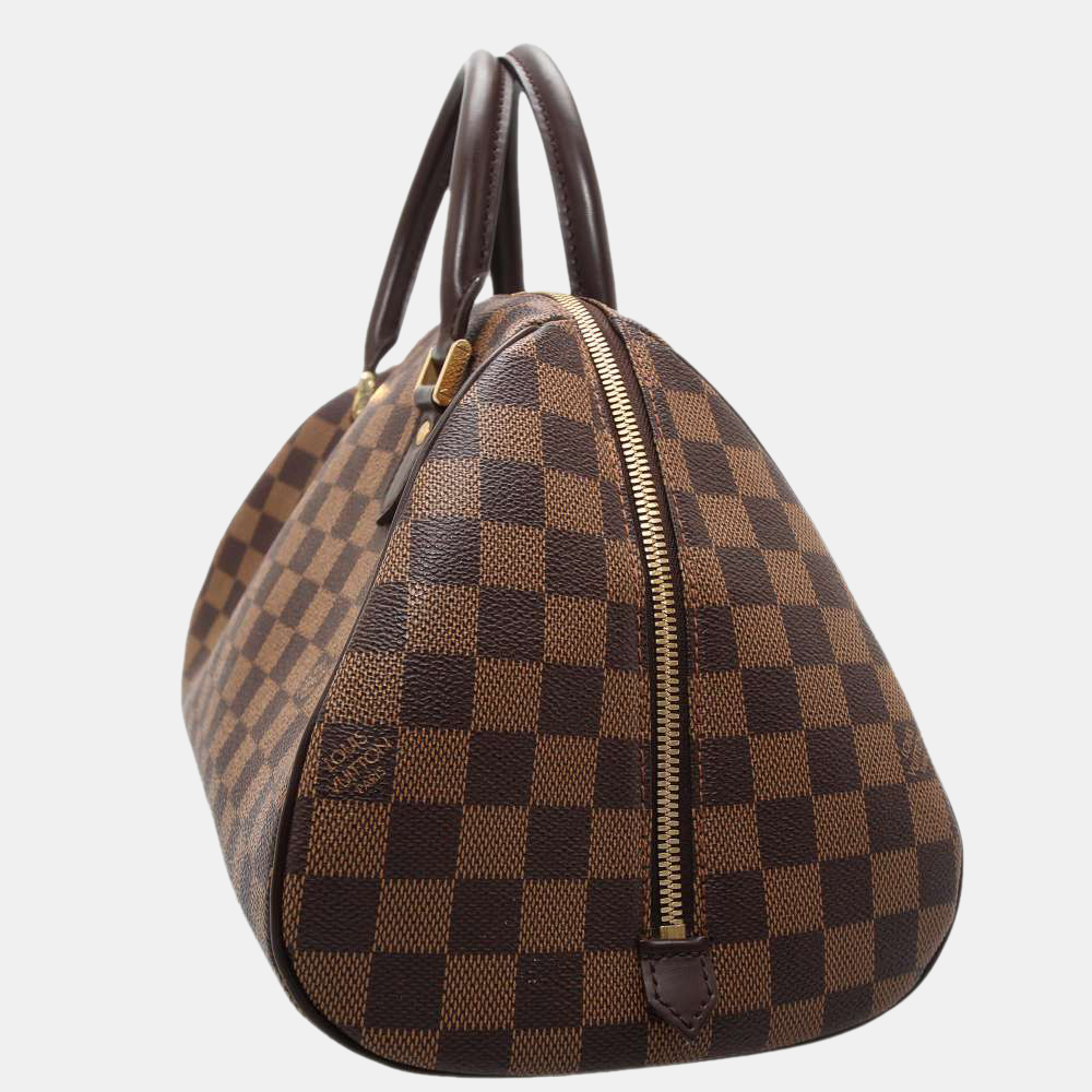 

Louis Vuitton Brown Damier Ebene Canvas Vintage Ribera MM Satchel Bag