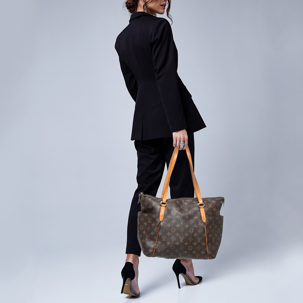 

Louis Vuitton Monogram Canvas Totally MM Bag, Brown
