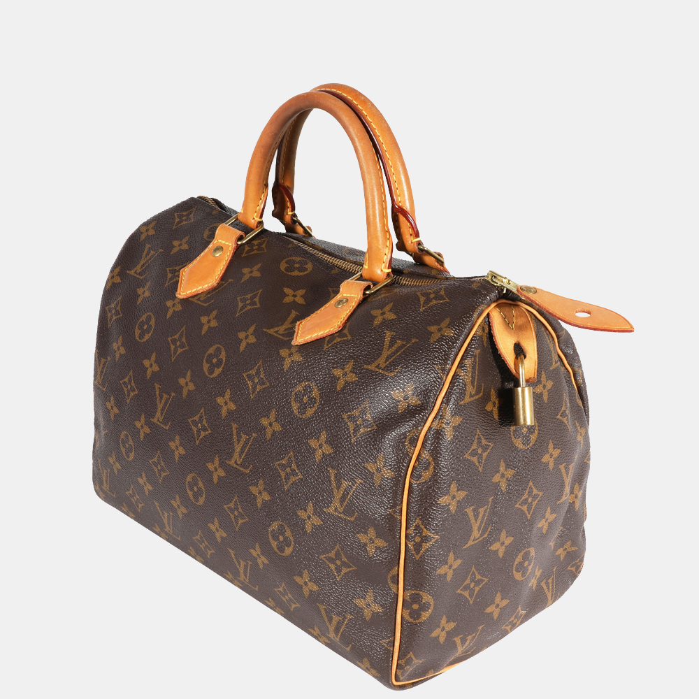 

Louis Vuitton Monogram Canvas Speedy 30 Bag, Brown