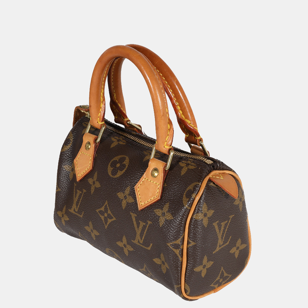 

Louis Vuitton Monogram Canvas Speedy Mini HL Bag, Brown