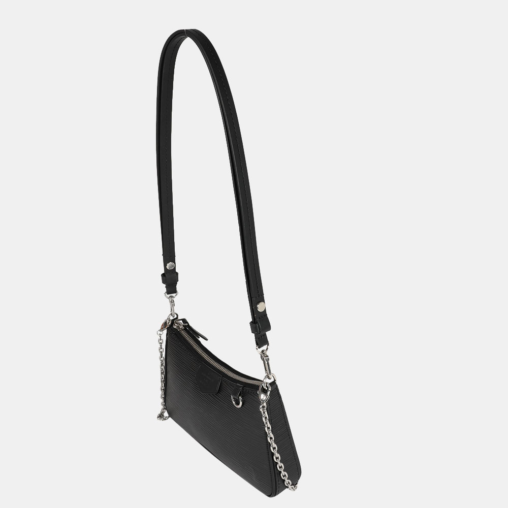 

Louis Vuitton Black Epi Leather Easy Pouch On Strap Bag