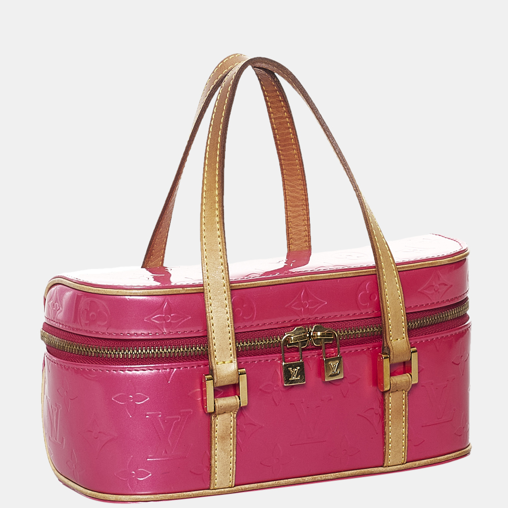 

Louis Vuitton Pink/Brown Vernis Sullivan Horizontal PM