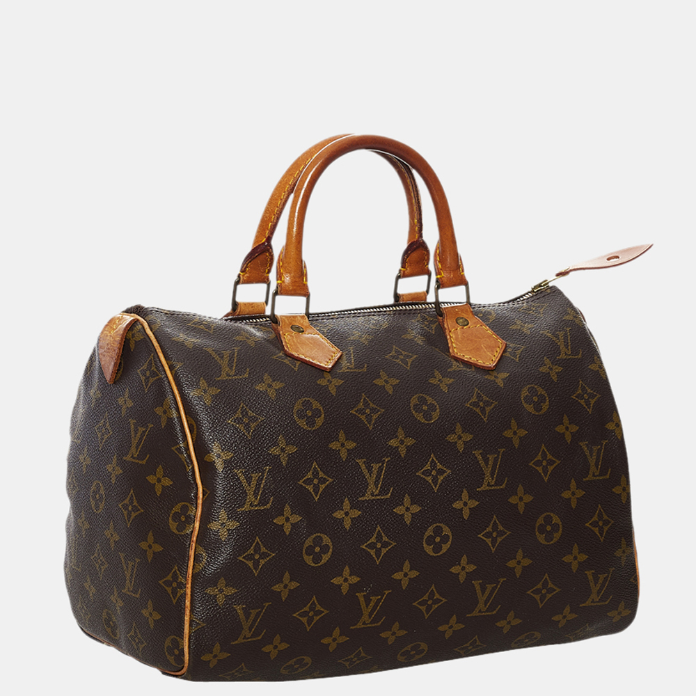 

Louis Vuitton Brown Monogram Speedy 30